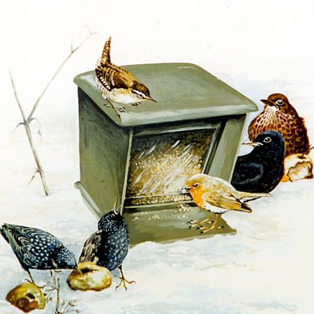 Weichfuttersilo zur Bodenfütterung