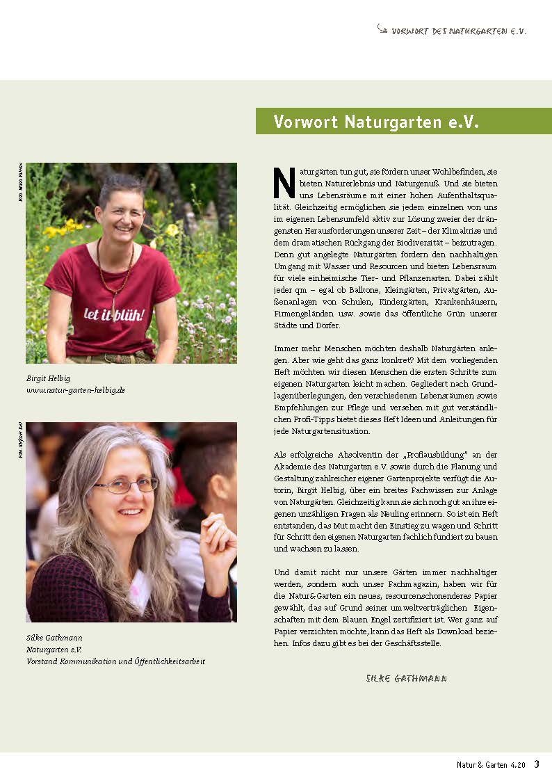 Naturgarten für Einsteiger