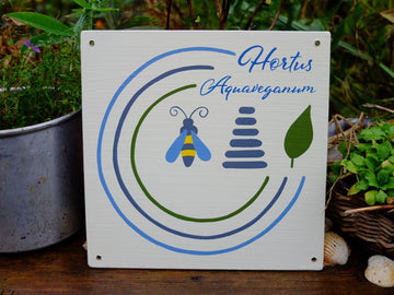 Hortus-Schild aus Holz